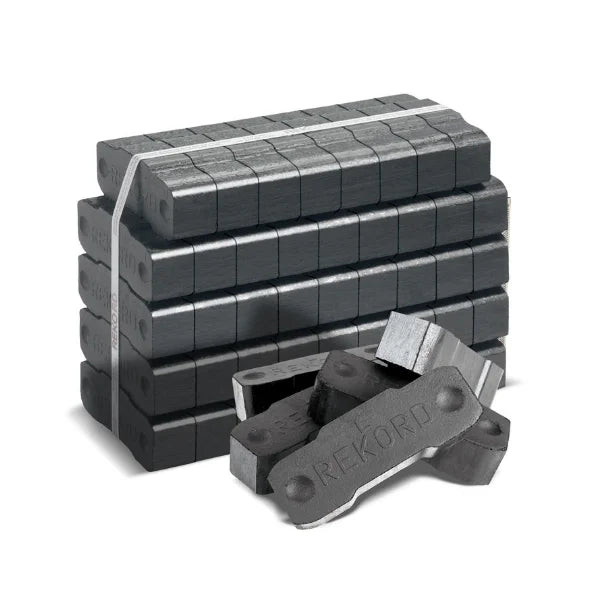 Rekord Braunkohlebriketts  1000 kg Palette (40 × 25 kg Gebinde) – Langs brennende Ofen- und Kaminbriketts