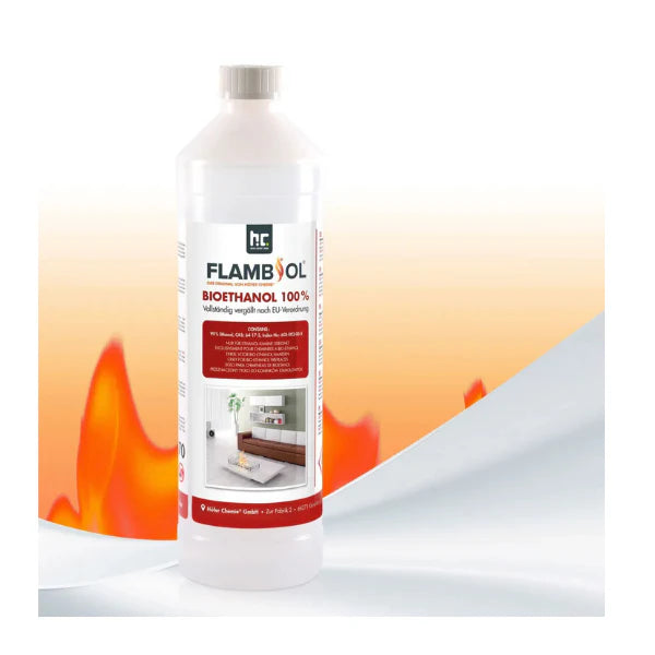 FLAMBIOL® Bioethanol 100 % hochrein – 540 × 1-L-Flaschen