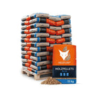 HEIZFUXX Holzpellets Blue – 975-kg-Palette (65 × 15 kg), hochwertige Holzpellets für Pelletöfen, ENplus A1