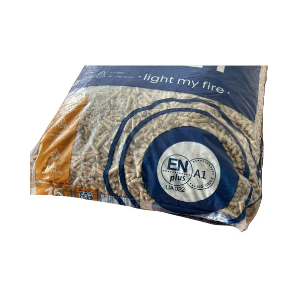 ENplus A1 Holzpellets – 1050-kg-Palette (70 × 15-kg-Säcke)