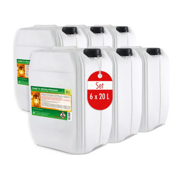 FLAMBIOL® Petroleum-Heizöl – 6 × 20-L-Kanister