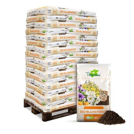 Blumenerde 51 x 45 l Kultursubstrat für Blühpflanzen   pH-Wert: 6,6