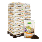 Blumenerde 51 x 45 l Kultursubstrat für Blühpflanzen   pH-Wert: 6,6
