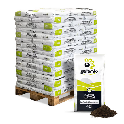 Torffreie Blumenerde 40 l Torffreies Kultursubstrat  pH-Wert 6,2