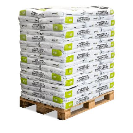 Torffreie Blumenerde 40 l Torffreies Kultursubstrat  pH-Wert 6,2